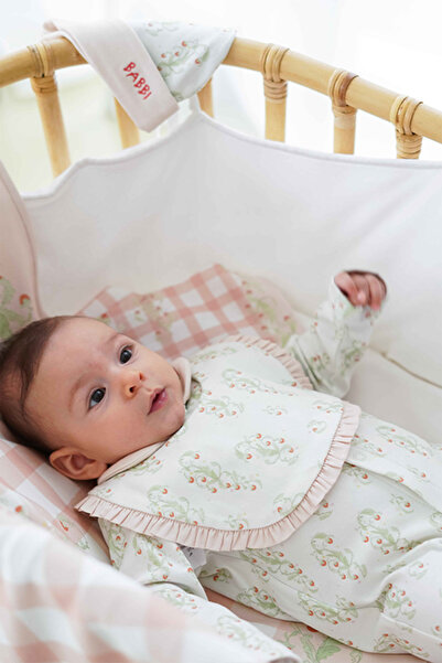 Atelier Babbi 100% Cotton 3-Piece Newborn Set - Strawberry