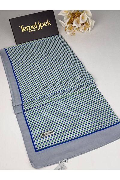 Siyane Σάλι από βαμβακερό ύφασμα με σχέδιο 75x190 cm