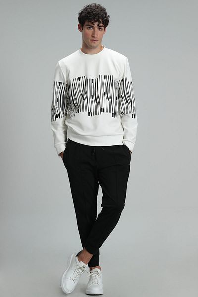 Lufian Ανδρικό φούτερ Brendon σε Off White