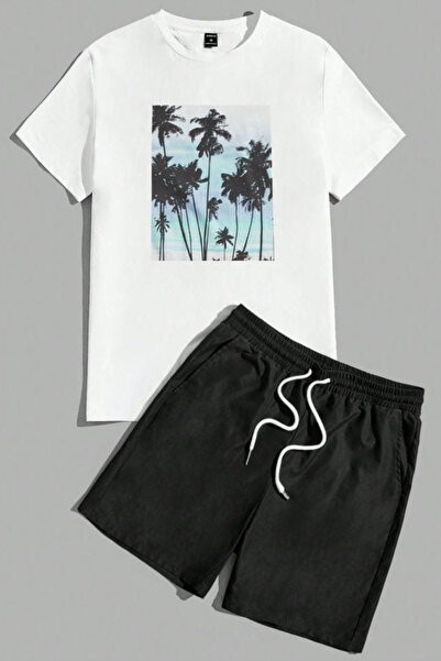 Wish BF Σετ Δύο Τεμαχίων Palm Tree με τύπωμα