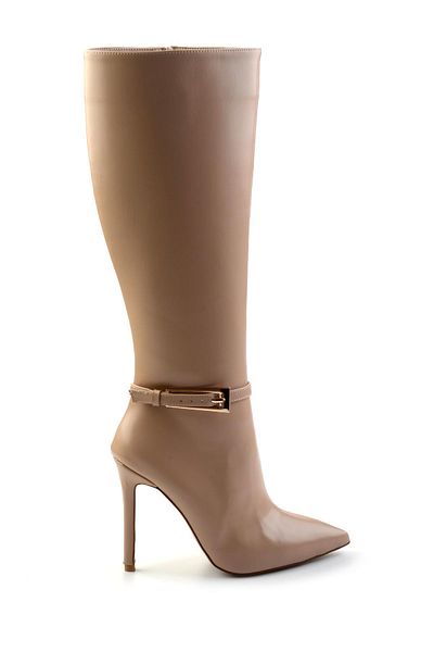 Bambi Γυναικείες Μπότες Nude Color - K03209021009