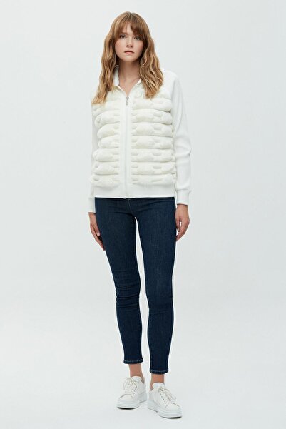 DAIDO Self-Striped Fur Coat