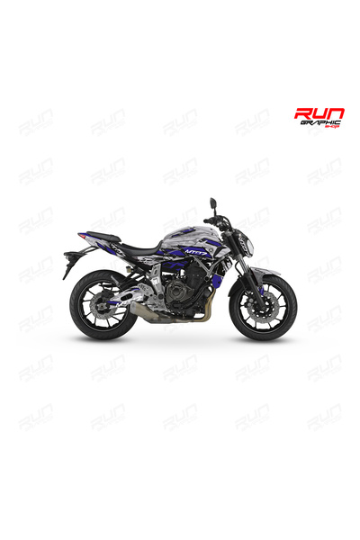 Run Grafik Shop YAMAHA MT 07 GEN1 LİNE II GRAPHİC KİT STİCKER SET