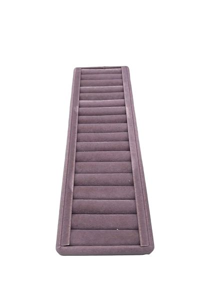 MeGass Dekor Domestic Production Suede Coated Lilac Color Sausage Bracelet-Handcuff Table