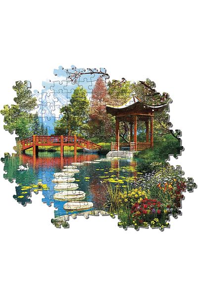 CLEMENTONI 1000 Piece Adult Puzzle - Fuji Garden Hq Collection