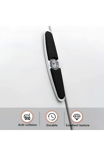 Mercedes Benz 4PCS Anti-Collision Car Door Edge Protector Trim with Diamond Center for Mercedes Benz
