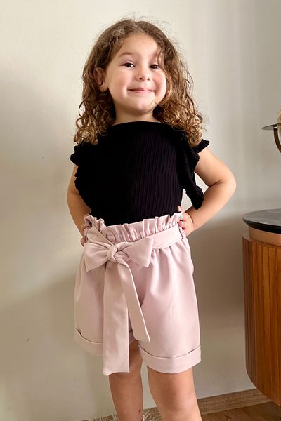 meqlife Summer Girl Shorts Blouse Suit Girl's Holiday Combination