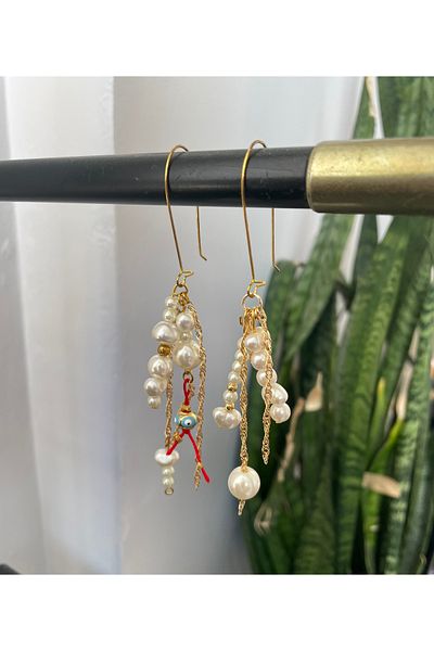 not cool. • Pearly Girl Earrings •
