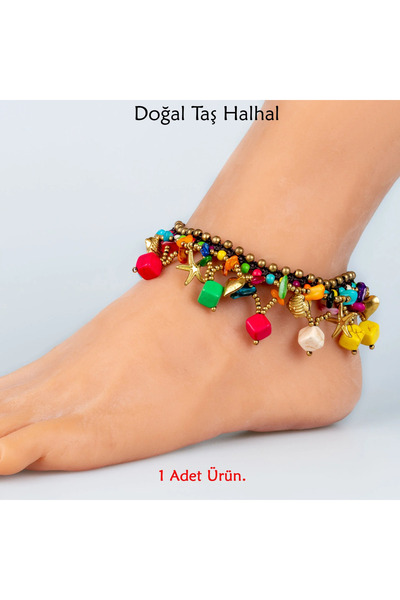 byozanyılmaz خلخال بتصميم الحجر الطبيعي