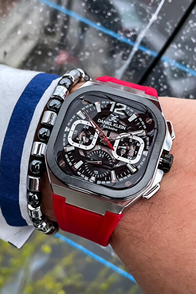 Daniel Klein New Season Leather Cord Men's Watch with 2 Years Warranty Bracelet with a Gift for Father's Day