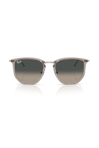 Ray-Ban Rb 4451 680271 50 Unisex Geometric Transparent Gray Combined Bone Sunglasses