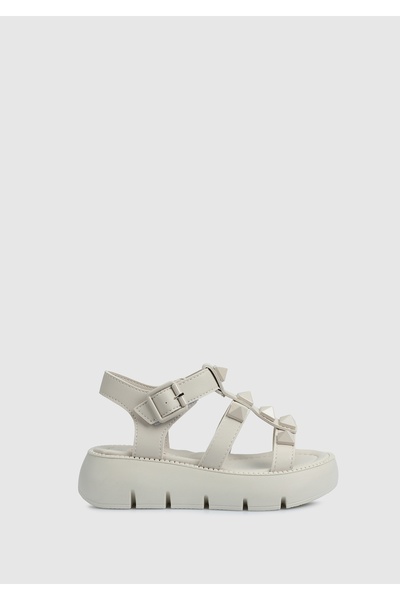 Kiddo Girl's Beige Flat Sandals