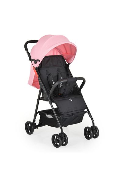 OEM Sport Baby Stroller, Moni Capri Pink, Adjustable Footrest, Light and Compact Model
