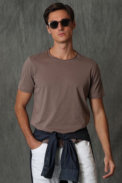 Lufian Ανδρικό μπλουζάκι Junya Basic Earth