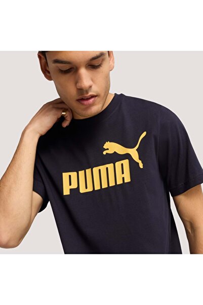 Puma Ess Logo Tee Чоловіча футболка 682533-16 СИНІЙ