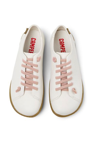 CAMPER Peu White Leather Women's Shoes K 200514 -058
