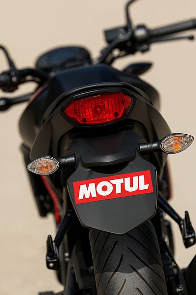 Happynesso Set de autocolante tematice Motul reflectorizante – 4,5 x 15 cm pentru vehicul și motocicletă
