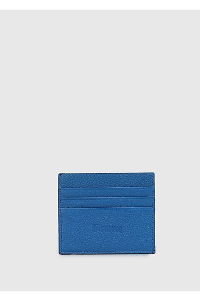 Provoq Provoq 330 Flt Navy Blue Leather Navy Card Holder