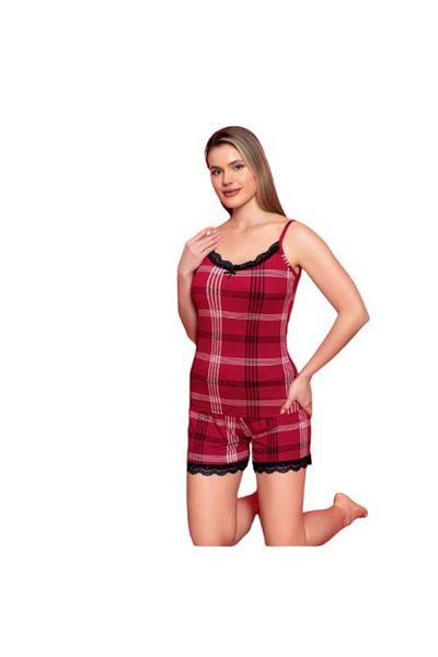 Modella Life Set pantaloni scurți pentru femei cu model din frânghie din țesătură Milan