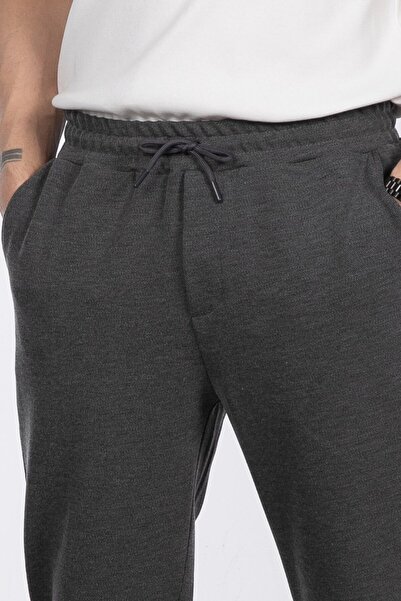 BARRELS AND OIL Skinny Leg Jogger Trousers - Dark Gray