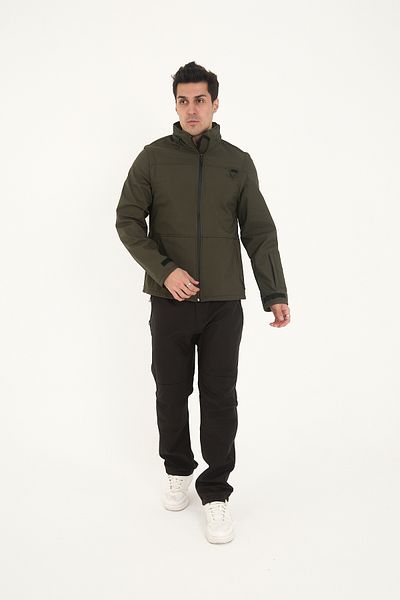 Camp Scoutland Camp460 Outdoor Tactical Softshell Ανδρικό Τακτικό Γιλέκο & Παλτό Χακί Ανθεκτικό στο νερό και τον άνεμο