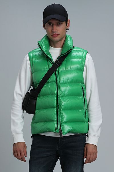 Lufian Peter Goose Feather Men's Vest Green