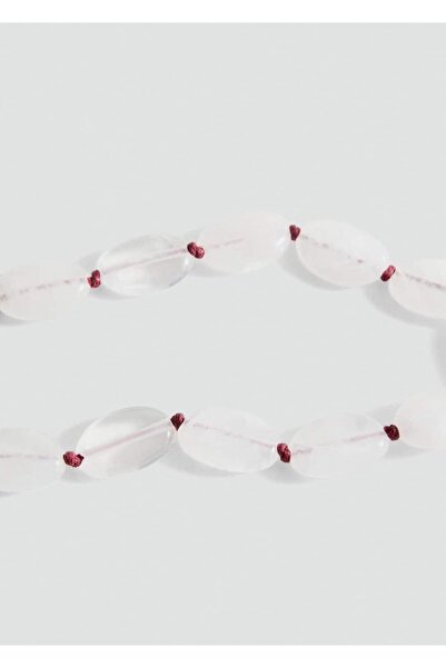 MANGO Woman قلادة بأطراف حجرية