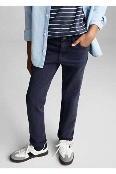 MANGO Kids Düz kesim pantolon