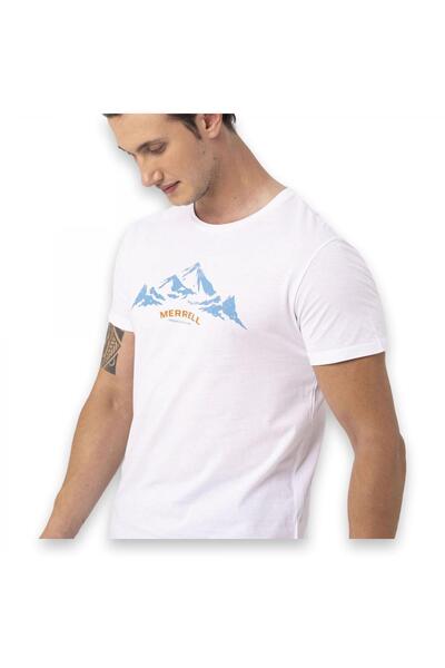 Merrell Taurus m Short Sleeve White Men's T-Shirt