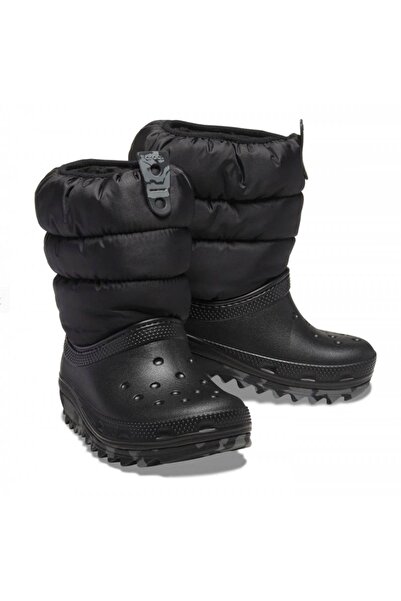 Crocs 207684 Classic Neo Puff Boot T Siyah Çocuk Bot