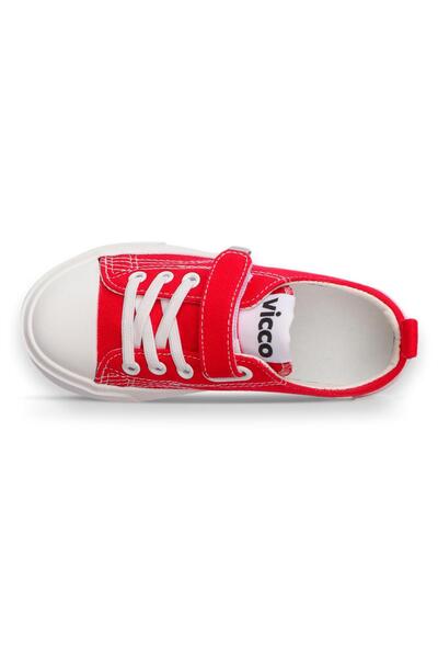 Vicco 346.F24Y141 Filet Linen Red Children's Sports Shoes