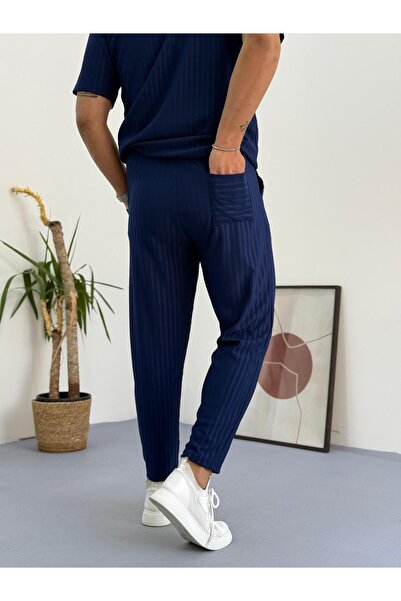 Combineman35 Чоловічі штани з еластичною талією з тканини Ottoman