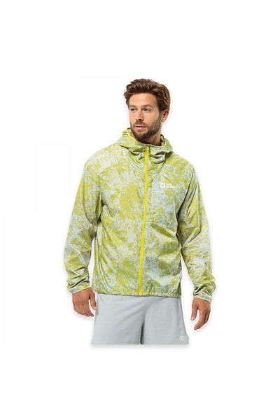 Jack Wolfskin 1307861 Πράσινο ανδρικό μπουφάν Prelight - Wind Jkt M