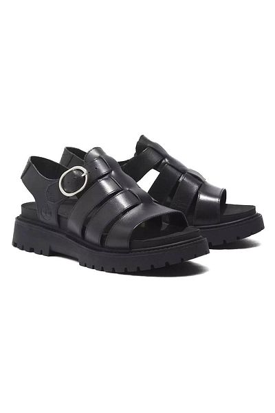 Timberland Tb0a5zkz كليرمونت واي صياد الصنادل النسائية السوداء