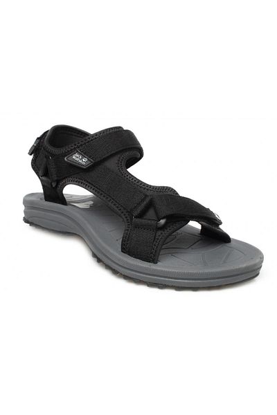 Jack Wolfskin 4052011 Wave Breaker M Μαύρα Ανδρικά Σανδάλια