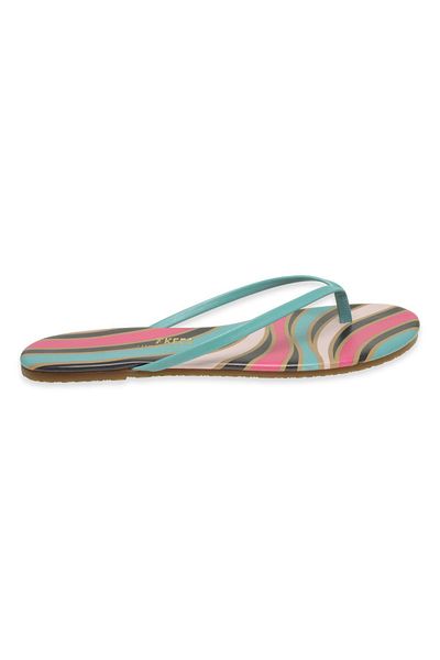 Tkees Tk-2209 Classic Patterned Flip Flops Multicolored Women's Slippers