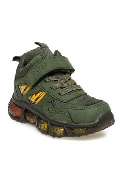 Vicco 946.F23K380 Filet Phylon Lighted Khaki Kids Boots