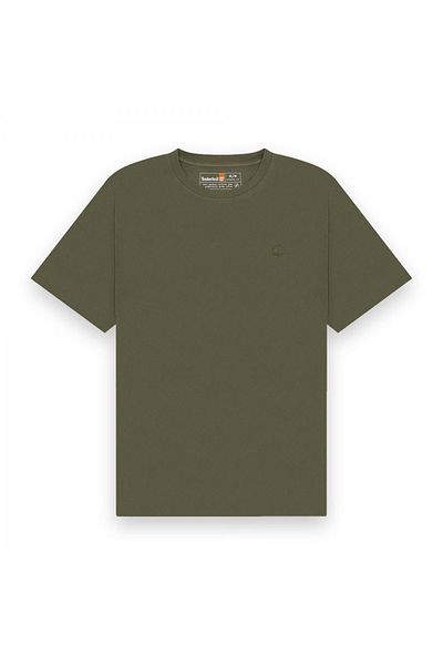 Timberland Tb0a5yay Khaki Men's T-shirt - Garment Dye Sleeve
