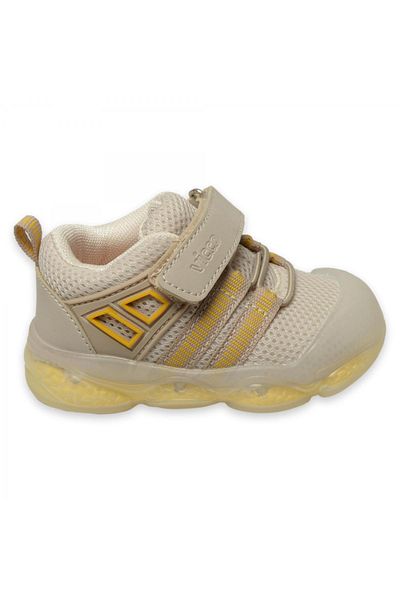 Vicco 346.E24Y150 First Step Lighted Beige Children's Shoes