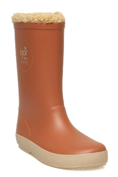 IGOR W10293K Splash Dk Borreguito Rain Caramel Kids Boots