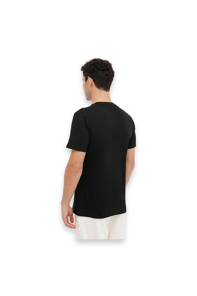 lumberjack 4M Ml Wood 11Urb343-067 4Fx Μαύρο ανδρικό T-Shirt