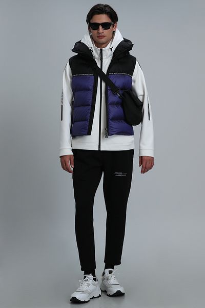 Lufian Bert Goose Feather Men's Vest Purple