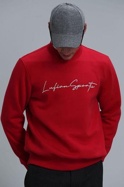 Lufian Lowe Men's Sweatshirt Red