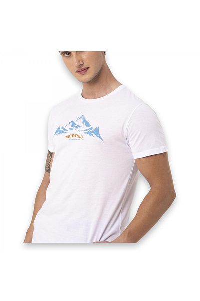 Merrell Ανδρικό κοντομάνικο λευκό μπλουζάκι Taurus M