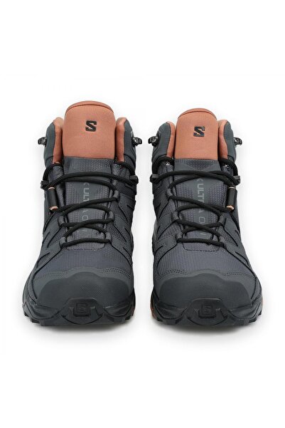 Salomon 412956 Z X Ultra 4 Mid Gtx W Füme Kadın Outdoor Botu