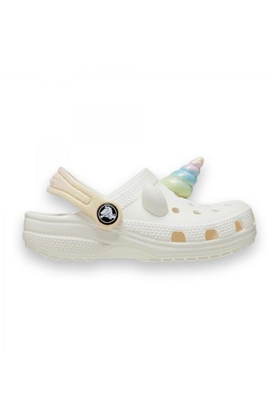 Crocs 209701   Classic I Am Dinosaur Clog t White Children's Slippers