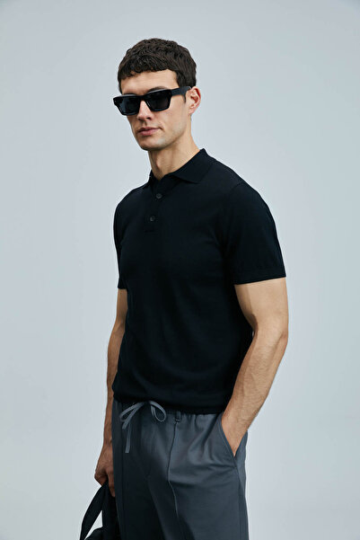 Lufian Ανδρικό T-Shirt Derek Black 111090103