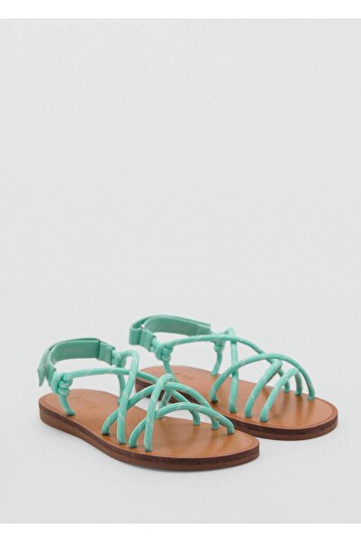 MANGO Kids Bağcıklı sandalet