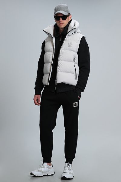 Lufian Moses Goose Feather - Men's Vest Stone