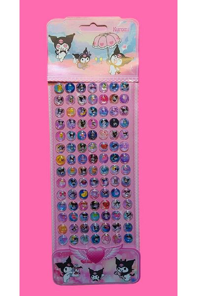 madam shushu Kuromi Badge Sticker (Pack of 100)